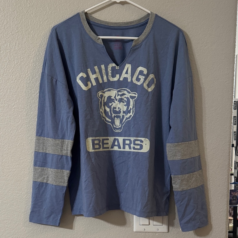 Chicago Bears Blue Long Sleeve Tee